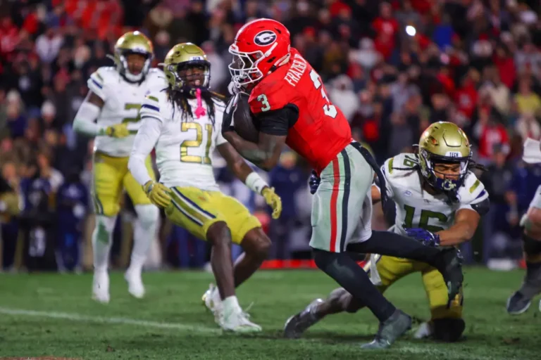 Georgia Rallies from 17-Point Deficit to Defeat Georgia Tech in 8OT