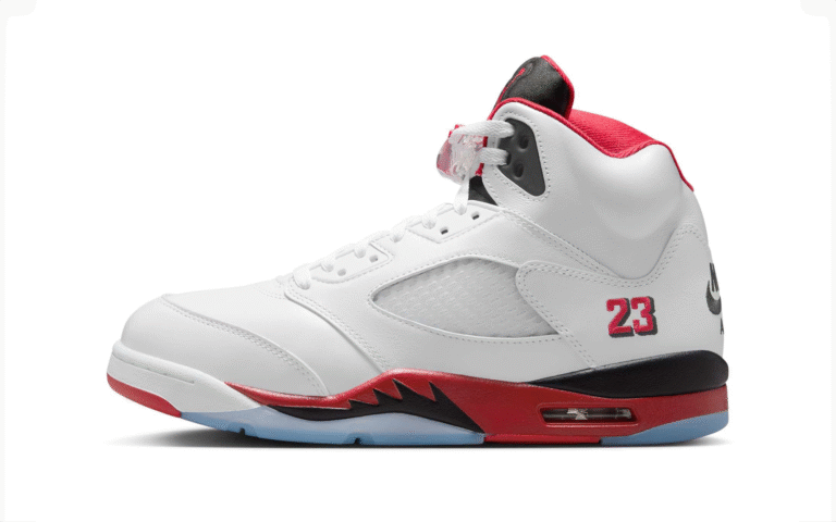 Air Jordan 5 “Fire Red” (Black Tongue)