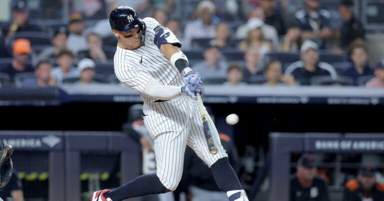 Aaron Judge Ties Joe DiMaggio for Fourth on Yankees’ All-Time Home Run List