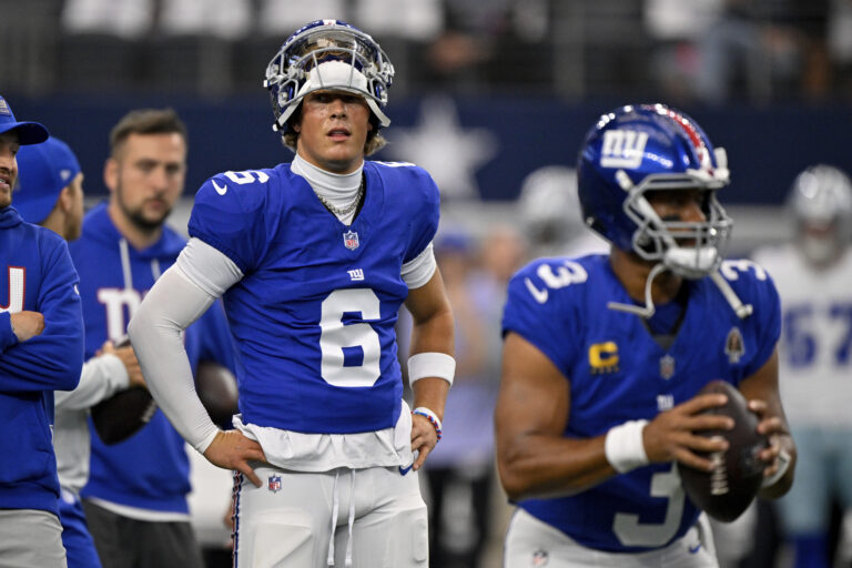 Rookie Jaxson Dart Named Giants’ Starting QB, Wilson Benched After 0-3 Start