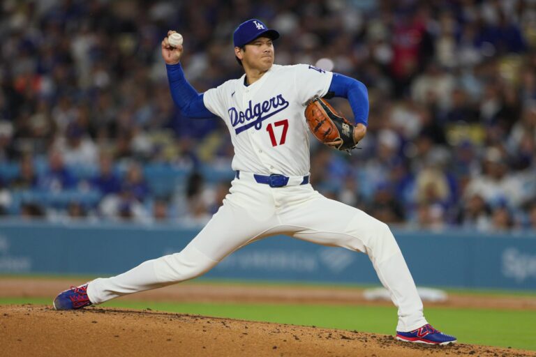 Shohei Ohtani tosses six scoreless innings in rainy mound debut as Dodgers beat Guardians 4–1